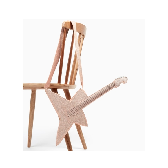 Zara Glittery guitar-shaped crossbody bag - Picture 6 of 13